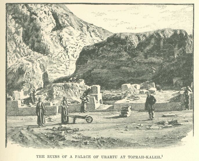 085.jpg the Ruins of a Palace Of Urartu at Toprah-kaleh 
